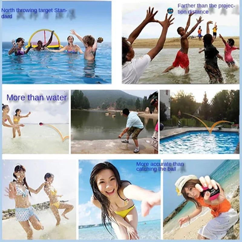 1 Stück Strandball Wassersport-Sprungball Elastischer Stressabbau-Ball Griffkraft-Trainingsball Schwimmzubehör