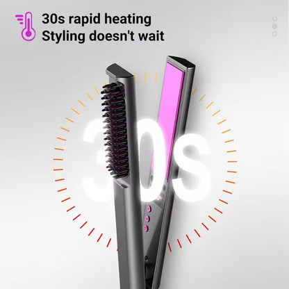 3in1 Haarglättungsbürste Glättkamm Ionen Haarstyler 120–230°C 60–100W