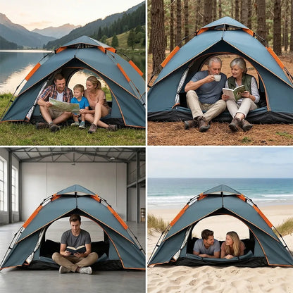 Pop Up Campingzelt 1-2 Personen Automatikzelt wasserdicht Trekkingzelt Outdoor