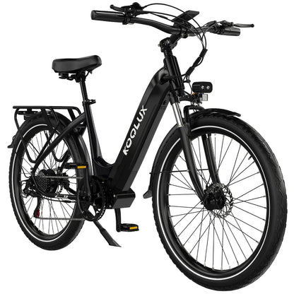 E-Bike 26 Zoll – 500W City Elektrofahrrad für Herren, 48V 15Ah Akku, Fat Tire, CE-zertifiziert, City Cruiser