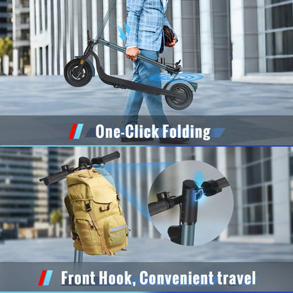 E-Scooter mit 10-Zoll Luftreifen| Fahrkomfort trifft modernes Design - mit 36-monatiger Gewährleistung