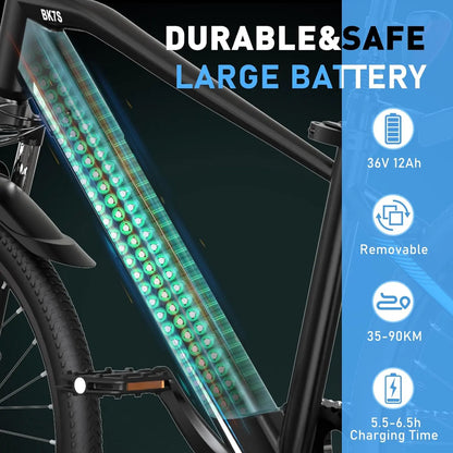 26-Zoll Urban E-Mountainbike - dein kraftvoller Begleiter für Alltag & Abenteuer!