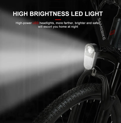 26-Zoll E-Mountainbike, 240W Motor 36V 13Ah Lithium Akku und 36-monaten Gewährleistung