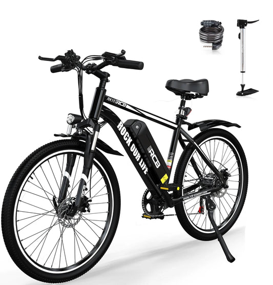 26-Zoll Elektrofahrrad für Erwachsene 7-Gang E- Mountainbike mit 250W Motor