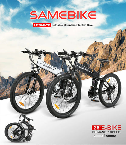 26-Zoll modernes, faltbares Elektrofahrrad / Mountainbike für Erwachsene – mit 36-monatiger Gewährleistung