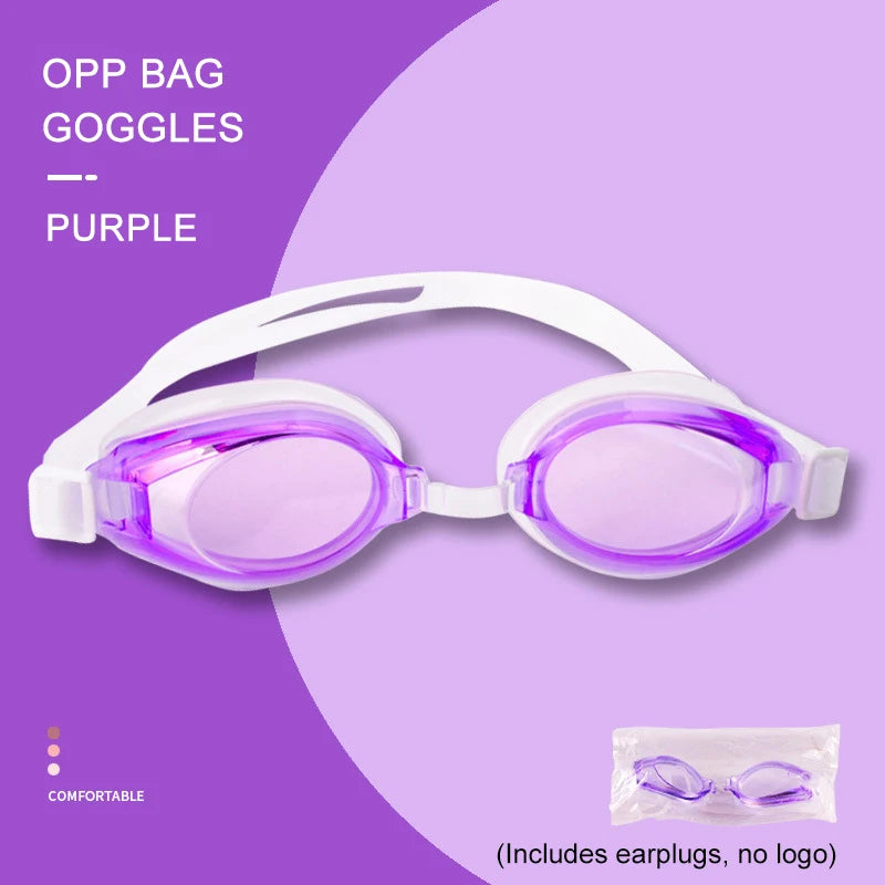 Verstellbare professionelle Schwimmbrille, UV-Schutz, Silikonbrille, Antibeschlag-Schwimmbrille, weich, wasserdicht, bequem