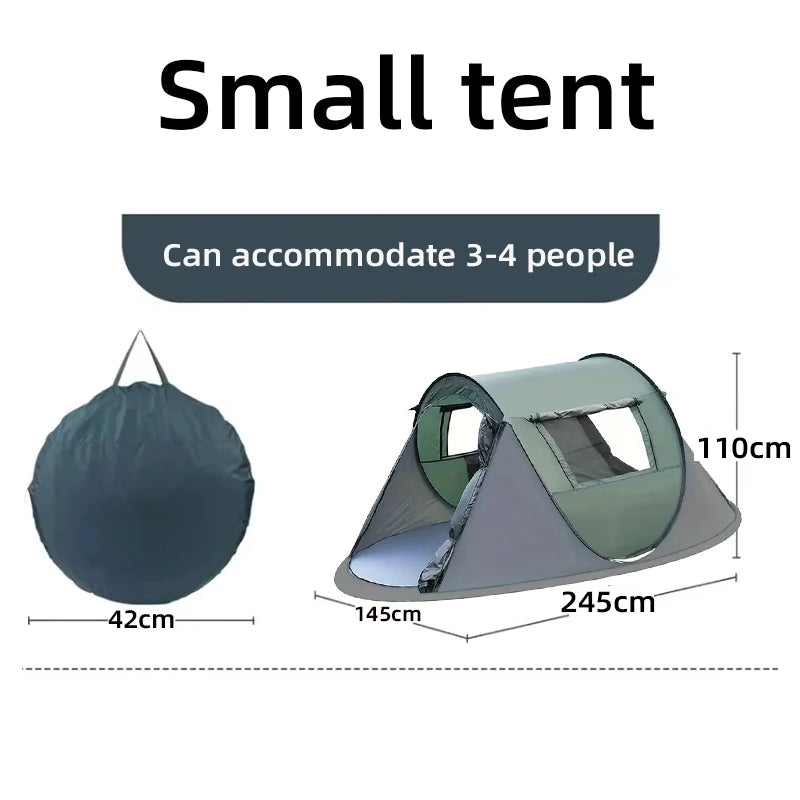 Pop Up Familienzelt 5-8 Personen Campingzelt Wurfzelt wasserdicht Outdoor