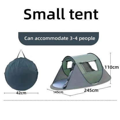 Pop Up Familienzelt 5-8 Personen Campingzelt Wurfzelt wasserdicht Outdoor