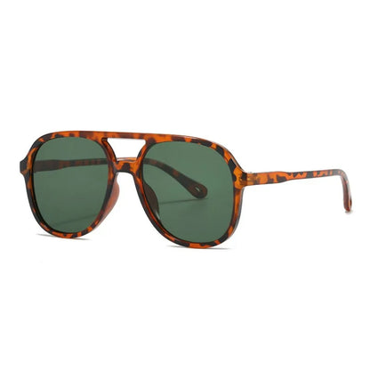 Pilotensonnenbrille Damen Herren Retro UV400 Quadratisch Vintage Unisex