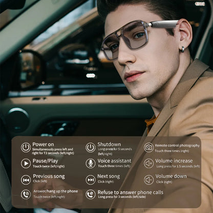 Smart Audio-Brille mit Farbwechsel & Bluetooth 5.4