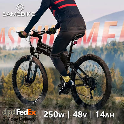 26-Zoll modernes, faltbares Elektrofahrrad / Mountainbike für Erwachsene – mit 36-monatiger Gewährleistung