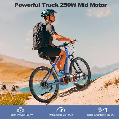 29-Zoll&nbsp;E-MTB Varstrom Hexagon Boost 3.0 – 250W Mittelmotor, 95 Nm, 25 km/h, 3 Fahrmodi, Aluminium E-Mountainbike mit 36-monatiger Gewährleistung