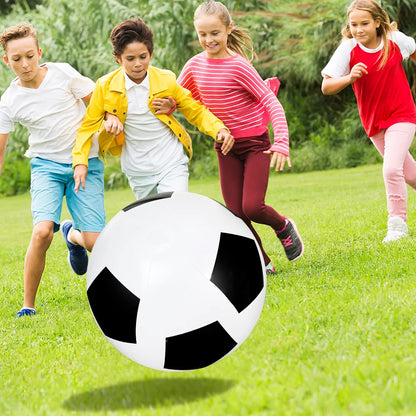 1 Stück aufblasbarer Riesen-Fußball, langlebiger PVC-Ballon für Wasserpartys, Schwimmbad, Strandparty, Unterhaltungszubehör