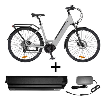 eCitybike 28 Zoll E-Bike mit 250W, 100–120 km Reichweite, 43V 10,4Ah Akku, Shimano 8-Gang, LCD-Display, City Pedelec Herren & Damen