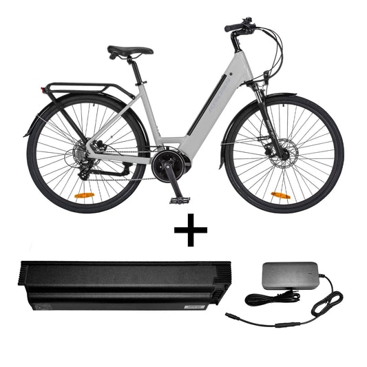 eCitybike 28 Zoll E-Bike mit 250W, 100–120 km Reichweite, 43V 10,4Ah Akku, Shimano 8-Gang, LCD-Display, City Pedelec Herren & Damen