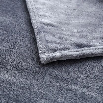 Flauschige Korallensamt-Decke – Luxus Flanell & Plüsch Kuscheldecke | Warm, weich & atmungsaktiv für Sofa, Bett & Reisen