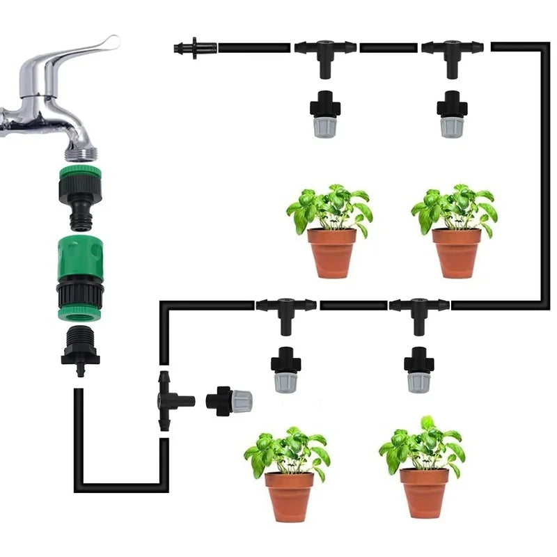 Neue Bewässerung 10 Meter 10 Sprinkler Düsen Wasser Sprayer Beschlagen Nebel Kühlung Düse System Garten Landwirtschaft Sprayer System