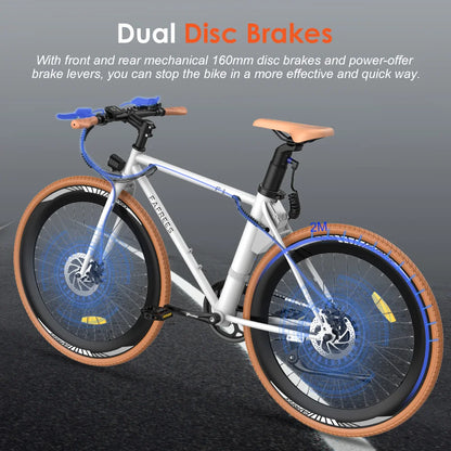 E-Bike 28-Zoll Elektrofahrrad für Erwachsene – Sportlich im Rennrad-Design mit 36-monatiger Gewährleistung