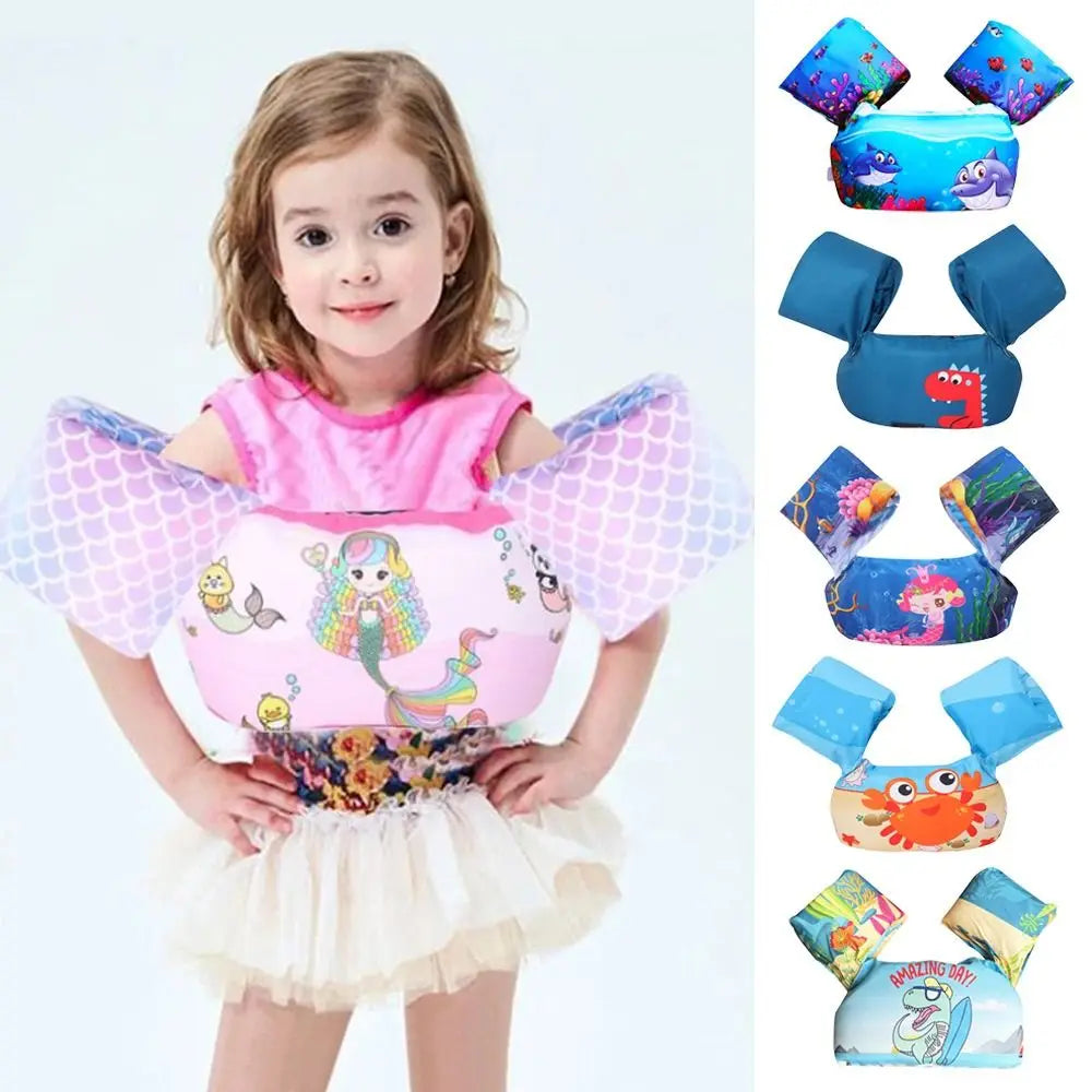 Sommer Cartoon Kinder Schwimmen Schwimmt Ring Schwimm Einstellbare Schwimmen Ring Rohr Nette Wasser Spielen Schwimmen Arm Ring Kleinkind