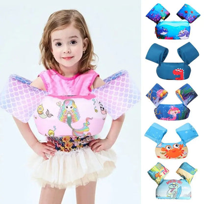 Sommer Cartoon Kinder Schwimmen Schwimmt Ring Schwimm Einstellbare Schwimmen Ring Rohr Nette Wasser Spielen Schwimmen Arm Ring Kleinkind
