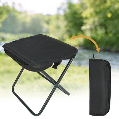 Faltbarer Outdoor-Hocker im Handtaschen-Stil, Tragbarer Leichter Taschen-Campingstuhl für Angeln, Reisen, Picknick, Wandern, Outdoor-Sitzgelegenheit