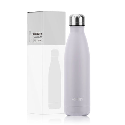 WATERSY Thermoflasche 500 ml Edelstahl | Vakuum Isolierflasche