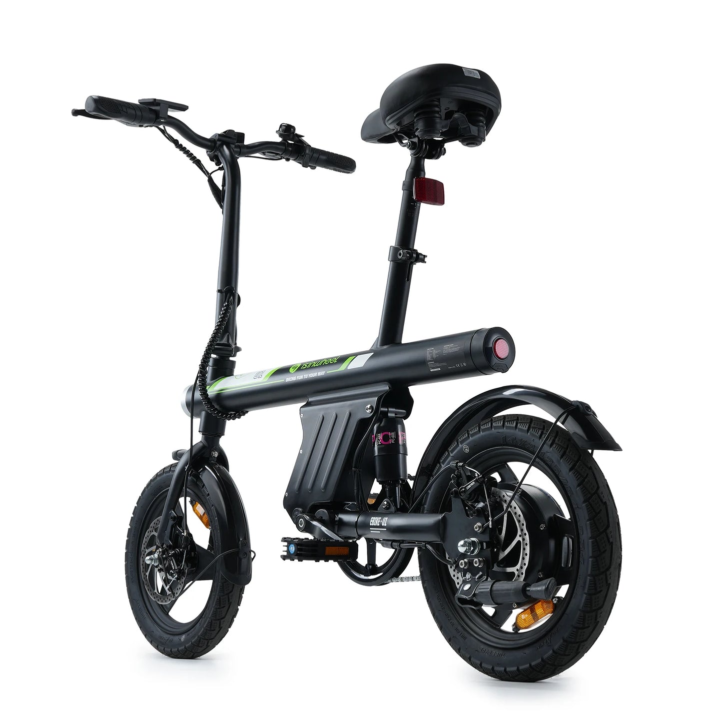 Klapprad 14-Zoll Elektrofahrrad | 250W Motor | 36V 17,5Ah Akku | Faltbares City E-Bike bis 25 km/h | Pendler-Fahrrad