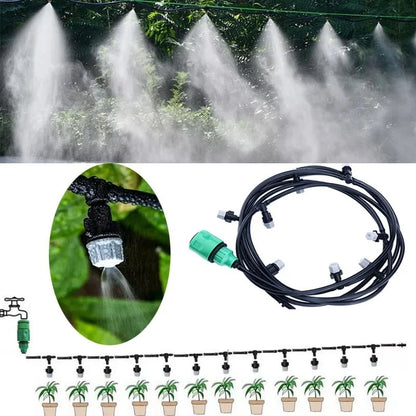 Neue Bewässerung 10 Meter 10 Sprinkler Düsen Wasser Sprayer Beschlagen Nebel Kühlung Düse System Garten Landwirtschaft Sprayer System