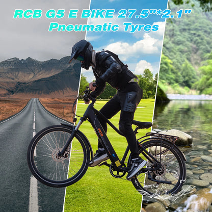 Leistungsstarkes 27,5-Zoll E-Mountainbike Trekkingrad für Alltag & Abenteuer mit 36-monatiger Gewährleistung