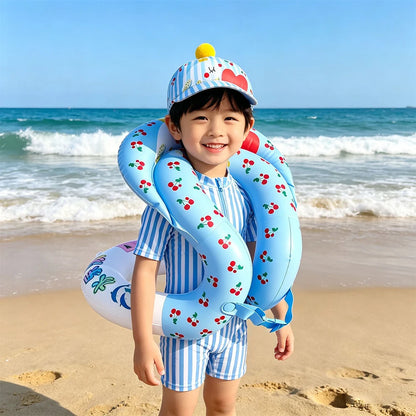 1 Stück aufblasbarer Schwimmring, Schwimmweste, Schwimmhilfe, Schwimmzubehör für Sommer-Wassersport ﻿ ﻿