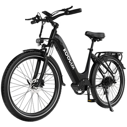 E-Bike 26 Zoll – 500W City Elektrofahrrad für Herren, 48V 15Ah Akku, Fat Tire, CE-zertifiziert, City Cruiser