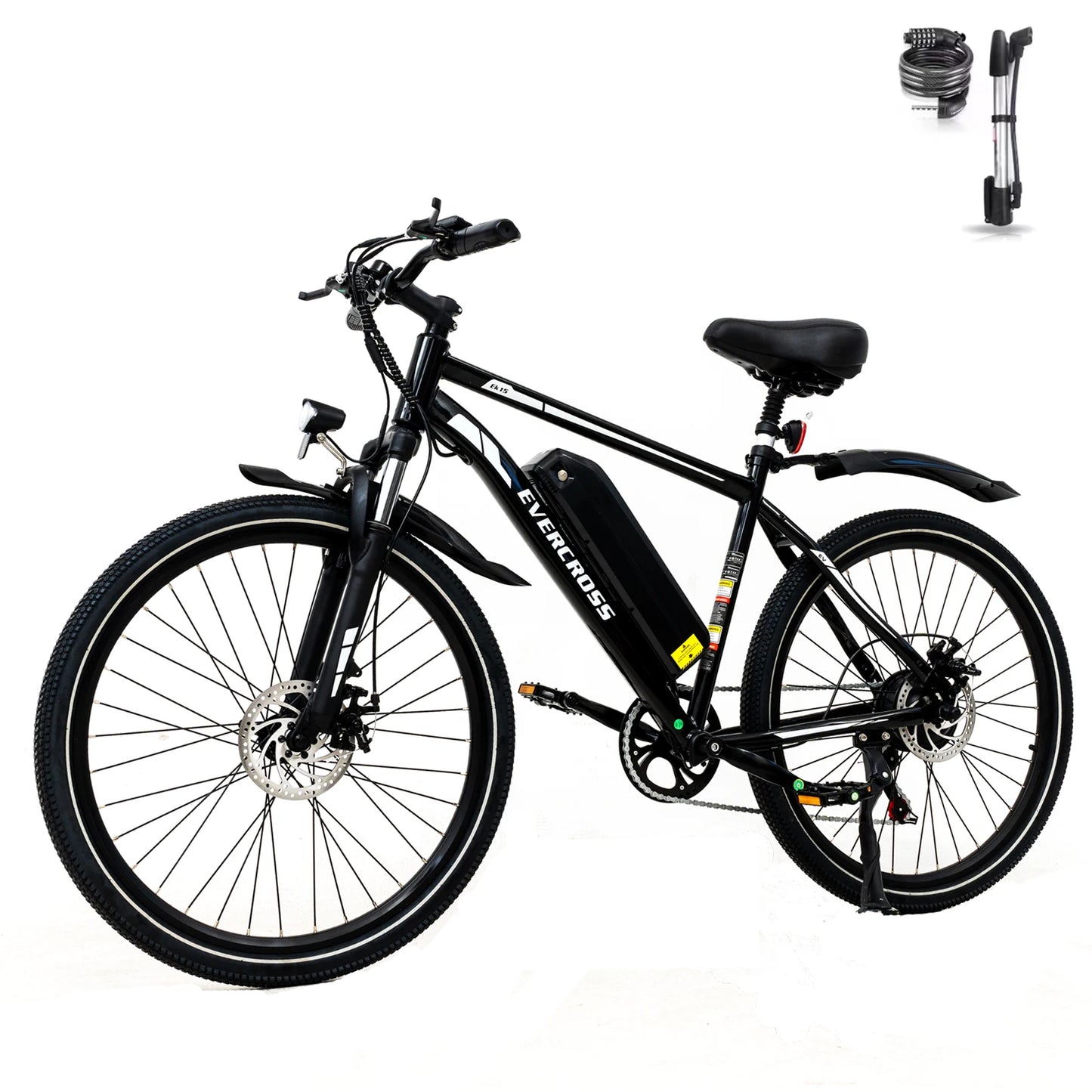 26-Zoll  Elektrofahrrad für Erwachsene 7-Gang E- Mountainbike mit 250W Motor