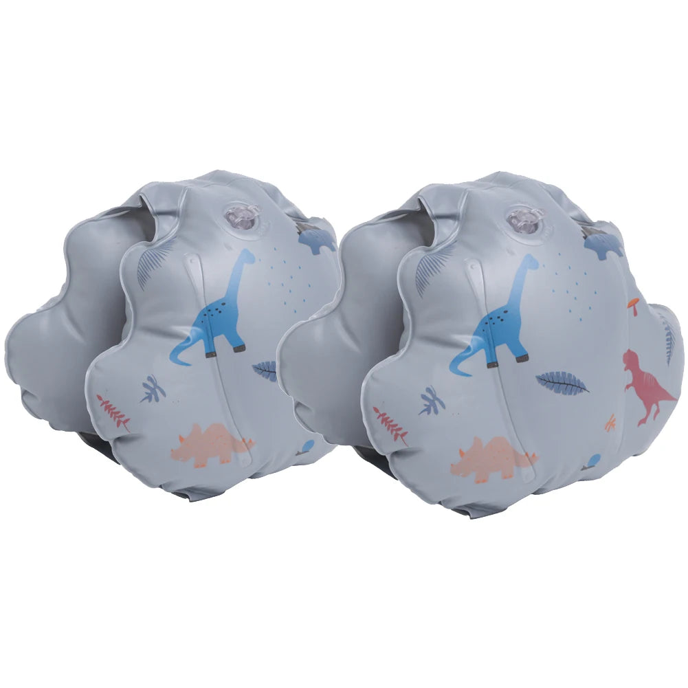 Schwimmflügel Kinder Erwachsene Aufblasbar Doppel Airbag Armringe Pool