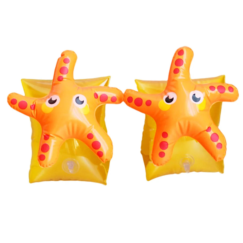 2 Stück Arm Float Erwachsene Kinder schwimmen aufblasbare Arm ringe aufblasbare Schwimmbad Boje Armbänder Doppel airbag Schwimm zubehör