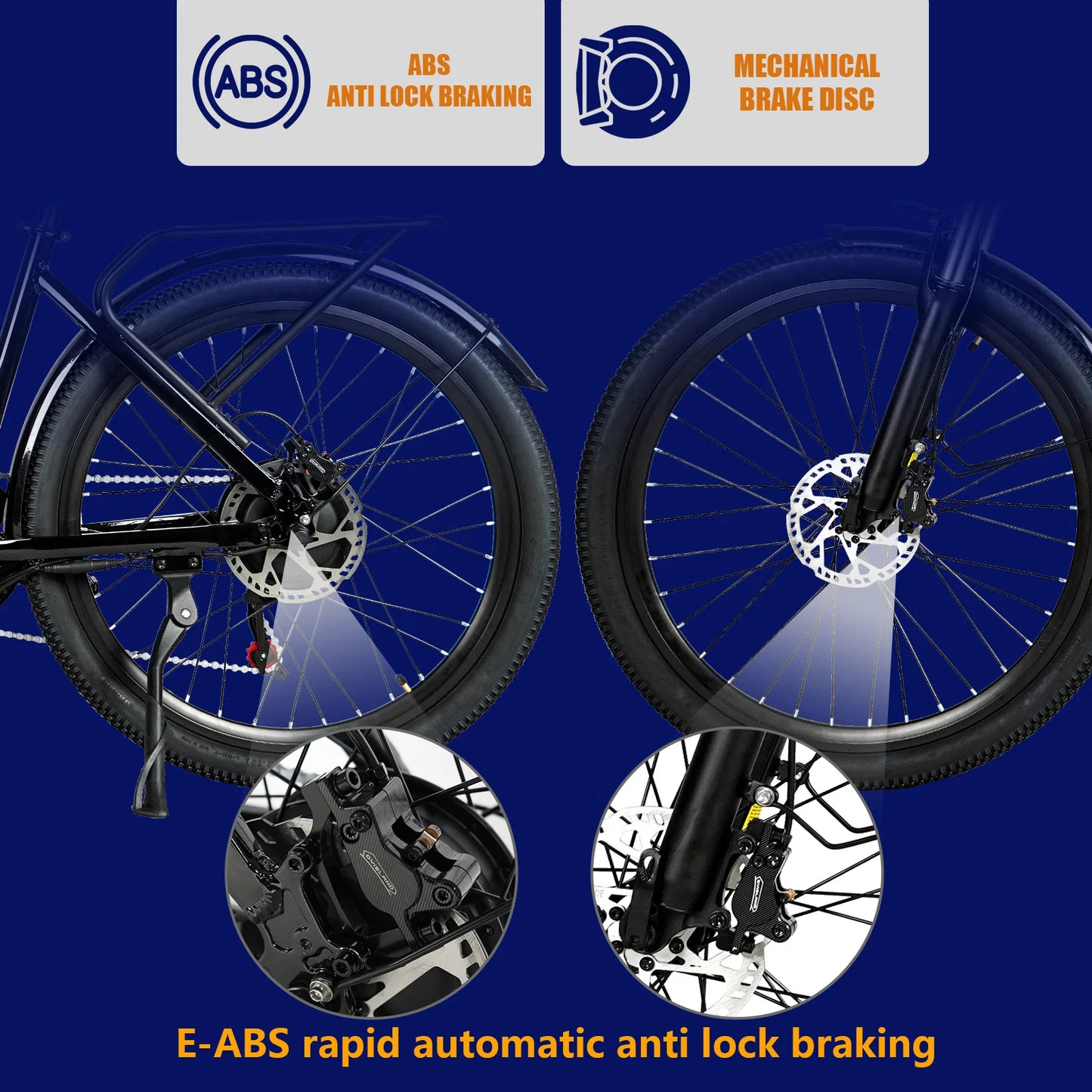 26-Zoll Elektro-Fahrrad 1000W Motor 48V/17Ah, E-Bike für Erwachsene - modernes Design, starke Leistung und hohe Reichweite