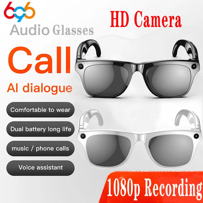 Smart AI-Sonnenbrille mit Kamera & Bluetooth