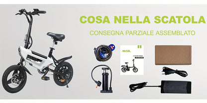 14-Zoll Faltbares Mini-E-Bike Faltbares Elektrofahrrad– Kompakt. Leicht. Leistungsstark